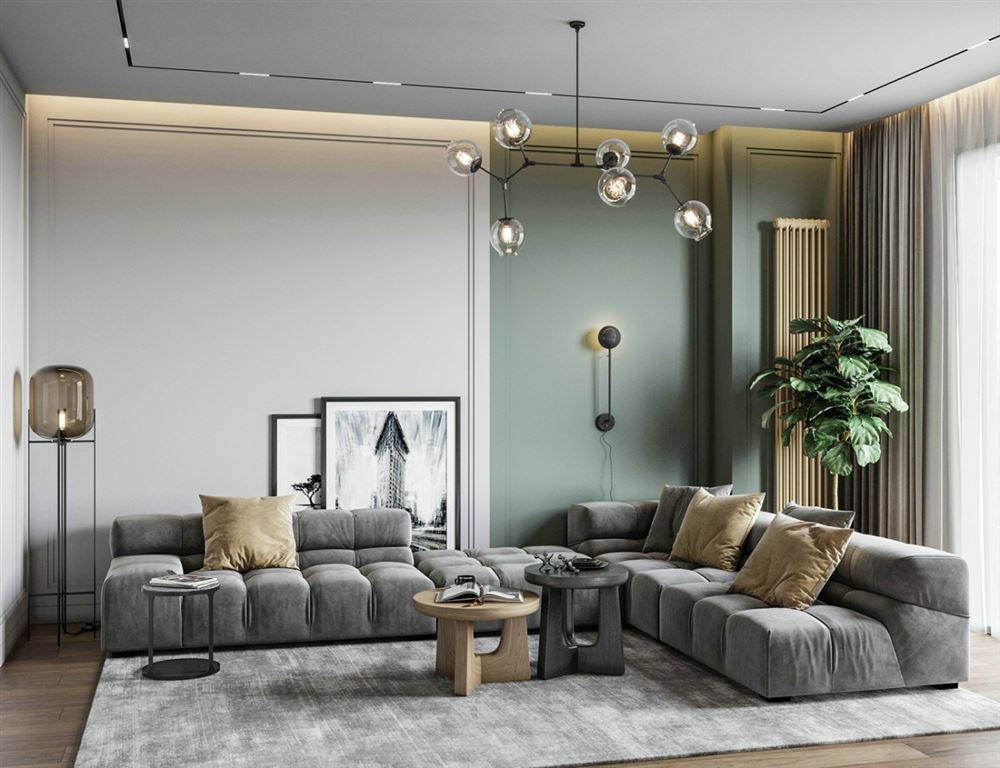 江門市恩平碧桂園北歐風(fēng)格三居室裝修案例