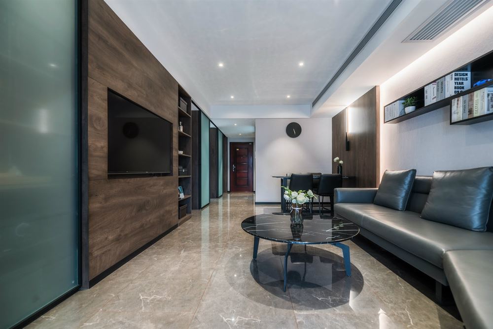 廣州市南沙奧園美式風格三居室裝修案例