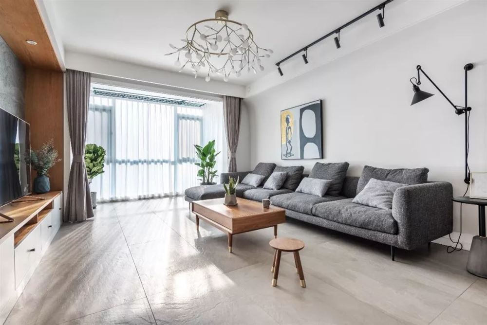 自貢市創(chuàng)興·龍湖時(shí)代一期現(xiàn)代簡約風(fēng)格四居室裝修案例