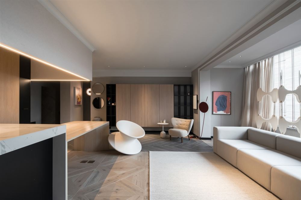 清遠市萬科華府北歐風格三居室裝修案例