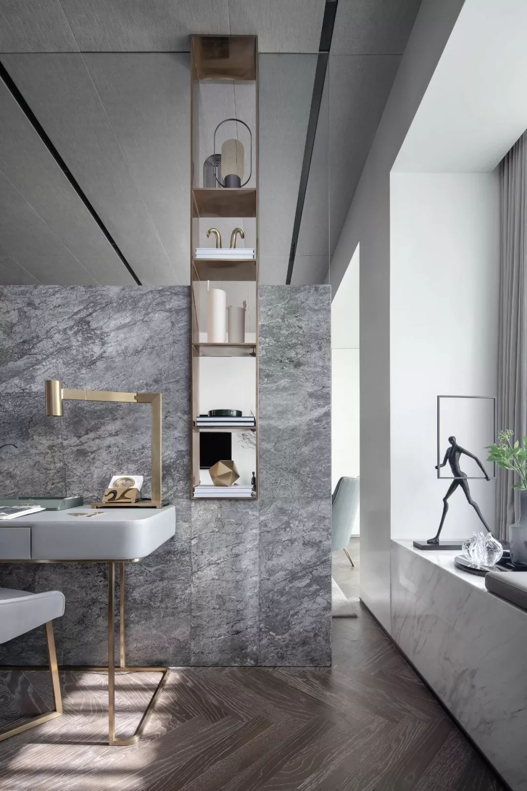 現(xiàn)代輕奢風(fēng)格室內(nèi)設(shè)計(jì)家裝案例-梳妝臺(tái) 現(xiàn)代輕奢風(fēng)格室內(nèi)設(shè)計(jì)家裝案例-梳妝臺(tái)