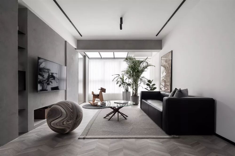 廣州市淘金家園現(xiàn)代簡約風(fēng)格三居室裝修案例