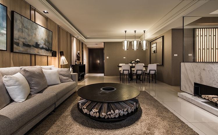 湛江市萬(wàn)豪世家現(xiàn)代風(fēng)格四居室裝修案例