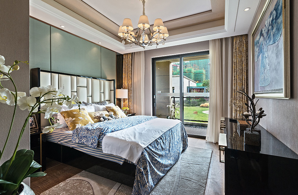 新中式風(fēng)格室內(nèi)裝修設(shè)計效果圖-恒大西江天悅平層195平米-室內(nèi)裝修設(shè)計主臥 新中式風(fēng)格室內(nèi)裝修設(shè)計效果圖-恒大西江天悅平層195平米-室內(nèi)裝修設(shè)計主臥