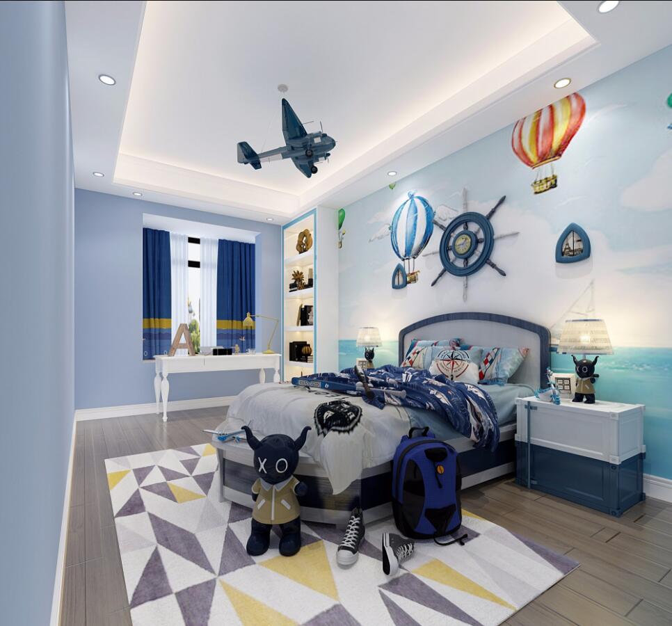 東岸竹園三居100平米-現代簡約風格裝修案例-兒童房 東岸竹園三居100平米-現代簡約風格裝修案例-兒童房