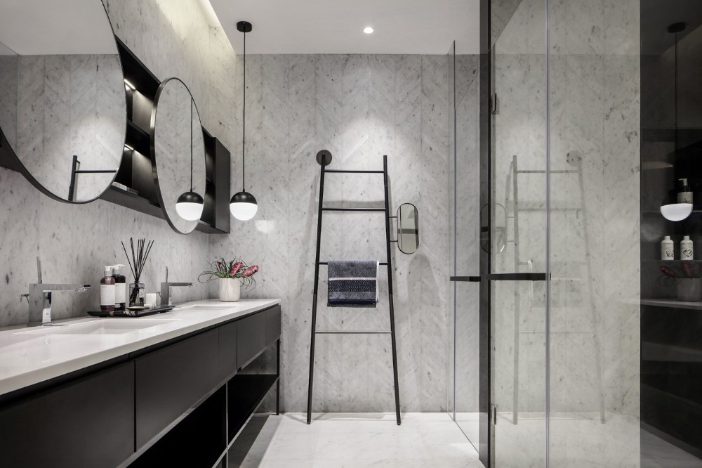 簡(jiǎn)約黑白灰風(fēng)格室內(nèi)設(shè)計(jì)家裝案例-衛(wèi)生間 簡(jiǎn)約黑白灰風(fēng)格室內(nèi)設(shè)計(jì)家裝案例-衛(wèi)生間