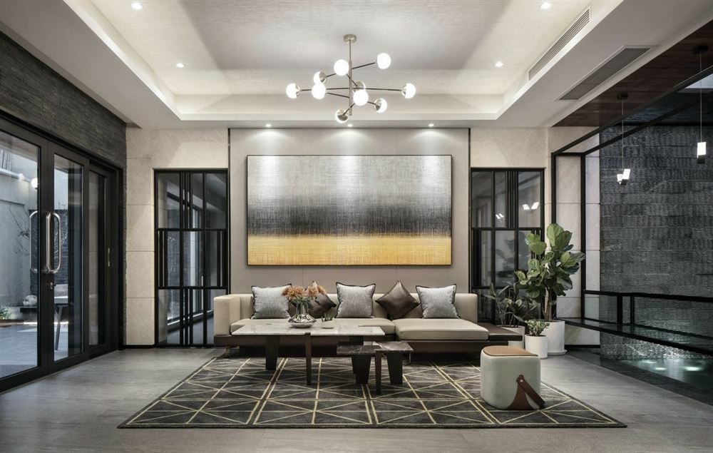 佛山市龍光天宸新中式風(fēng)格別墅裝修案例