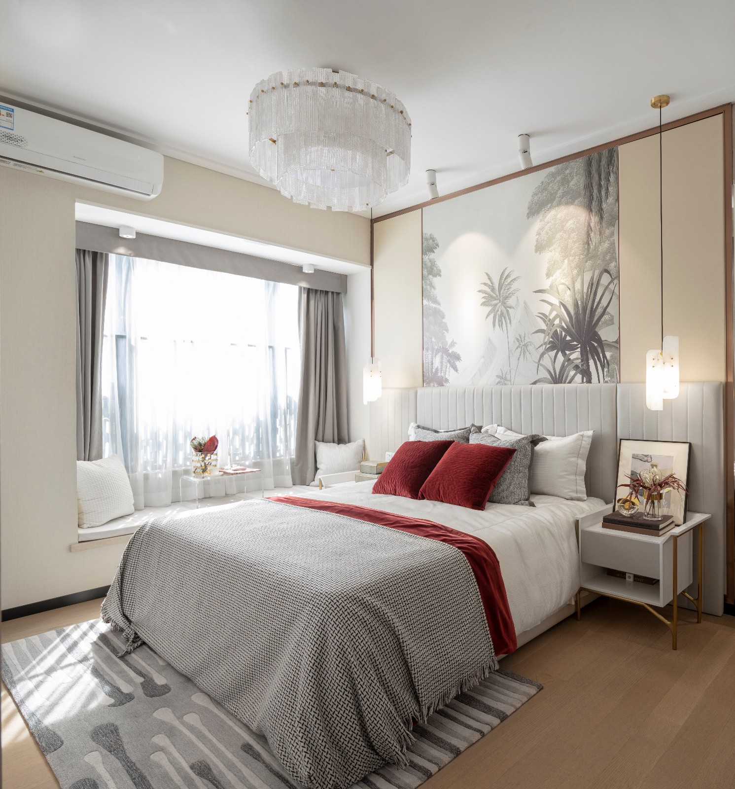 現(xiàn)代輕奢風格室內(nèi)設(shè)計家裝案例-主臥 現(xiàn)代輕奢風格室內(nèi)設(shè)計家裝案例-主臥