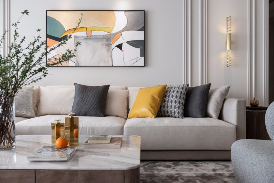 江門市柏麗豪園現代簡約風格三居室裝修案例