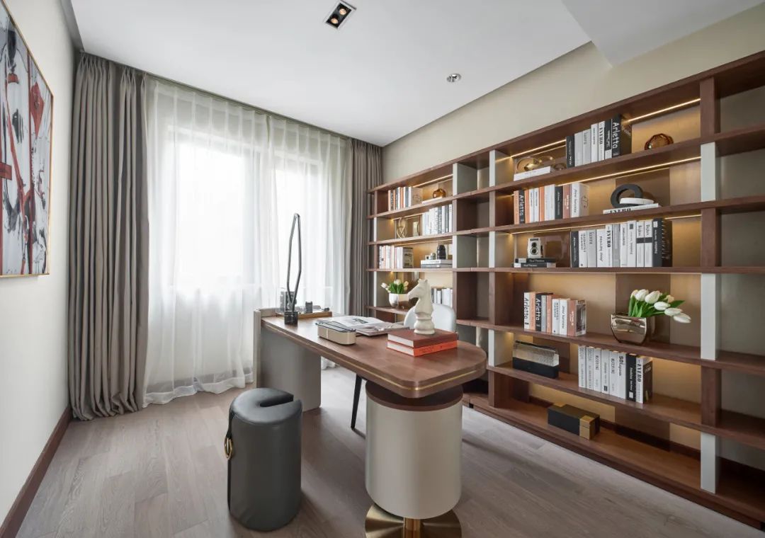美式摩登風(fēng)格室內(nèi)設(shè)計家裝案例-書房 美式摩登風(fēng)格室內(nèi)設(shè)計家裝案例-書房