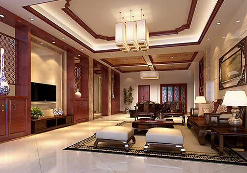 茂名市名門世家歐式風格二居室裝修案例