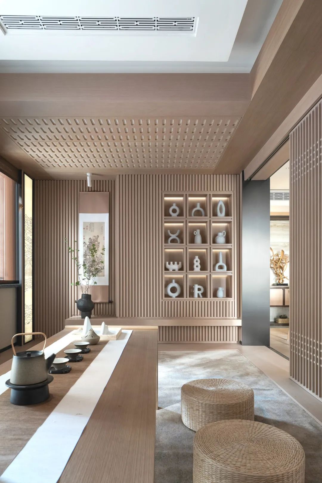 新中式風(fēng)格家裝設(shè)計室內(nèi)裝修效果圖-茶室 新中式風(fēng)格家裝設(shè)計室內(nèi)裝修效果圖-茶室