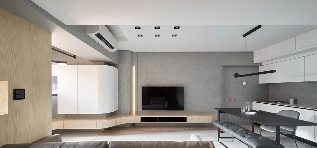 裝修案例現(xiàn)代極簡風格室內裝修效果圖-客廳 裝修案例現(xiàn)代極簡風格室內裝修效果圖-客廳