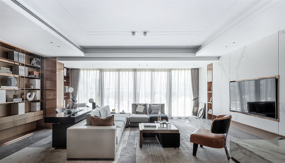 佛山市保利和悅濱江現(xiàn)代簡約風(fēng)格三居室裝修案例