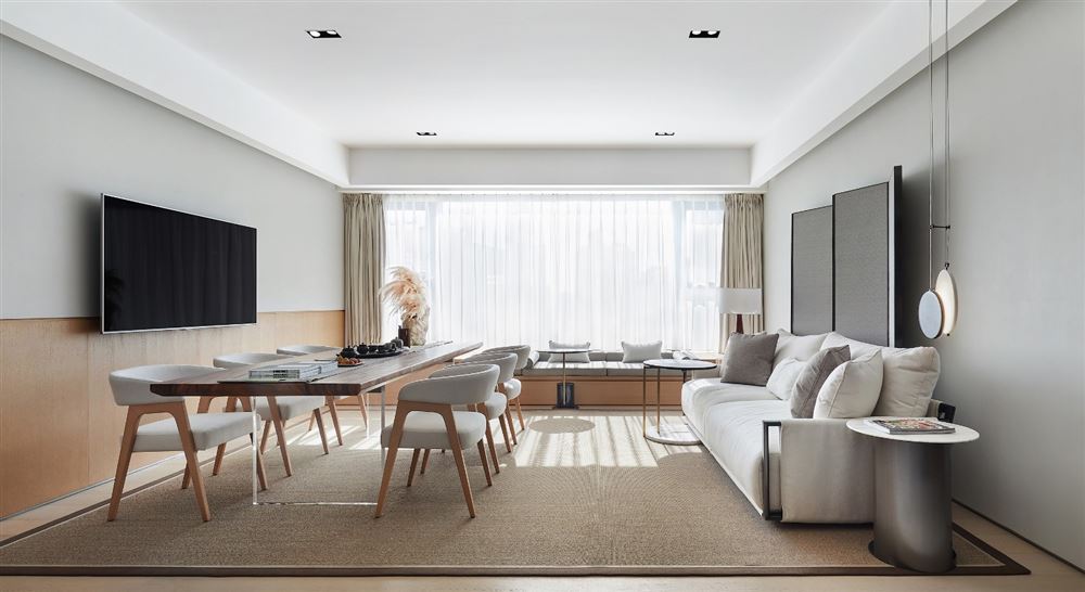 江門市御郡花園現(xiàn)代簡約風(fēng)格三居室裝修案例