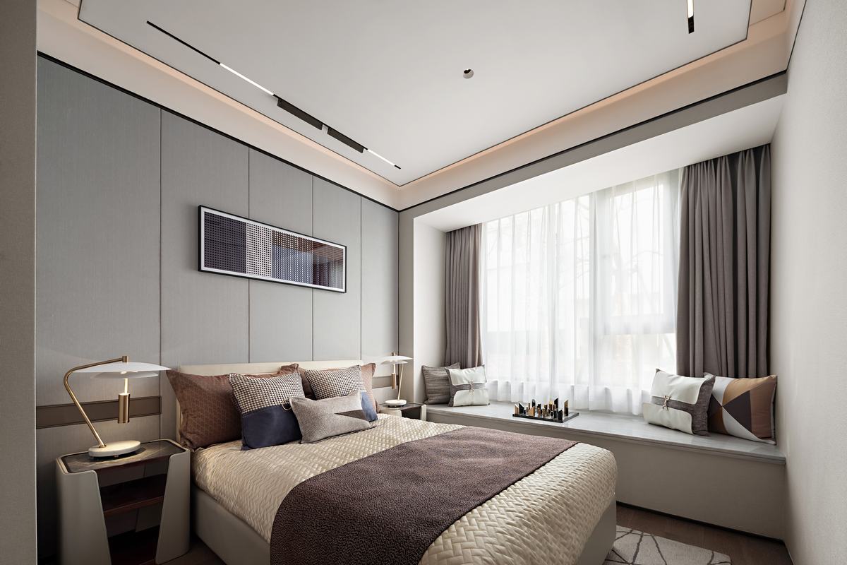 日式侘寂風(fēng)格室內(nèi)設(shè)計家裝案例-次臥 日式侘寂風(fēng)格室內(nèi)設(shè)計家裝案例-次臥