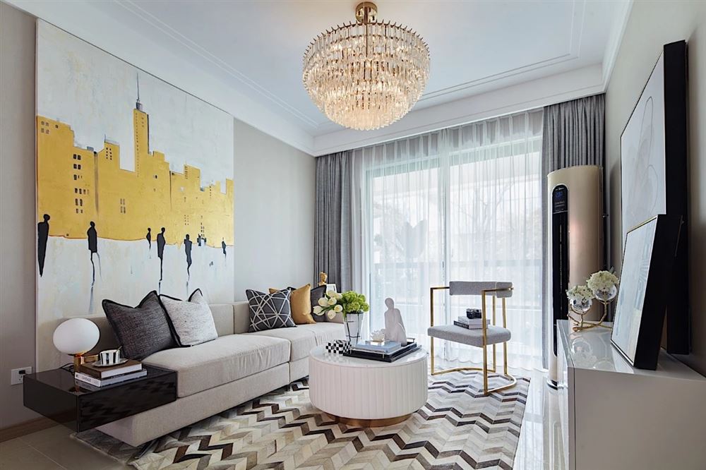 南寧市盛天華府現(xiàn)代風(fēng)格三居室裝修案例