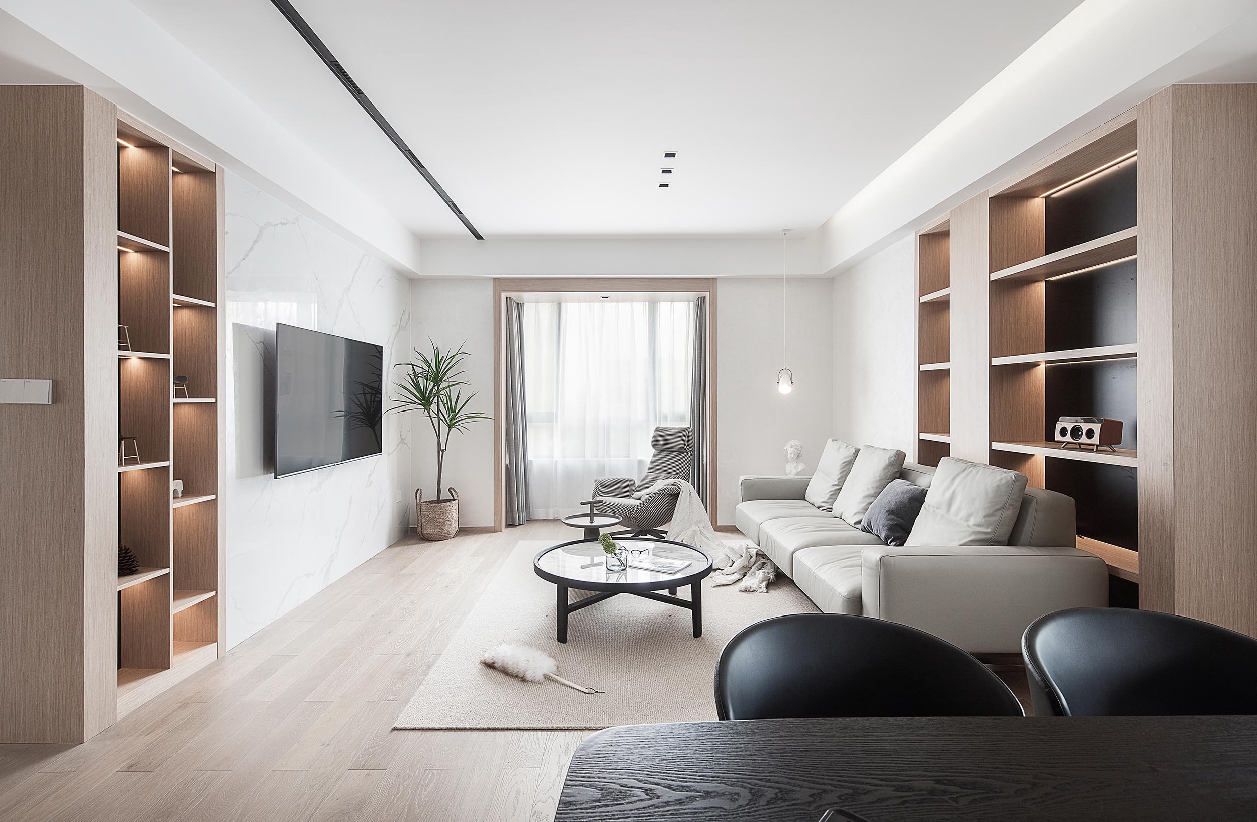 現(xiàn)代簡(jiǎn)約風(fēng)格室內(nèi)家裝案例效果圖-客廳 現(xiàn)代簡(jiǎn)約風(fēng)格室內(nèi)家裝案例效果圖-客廳