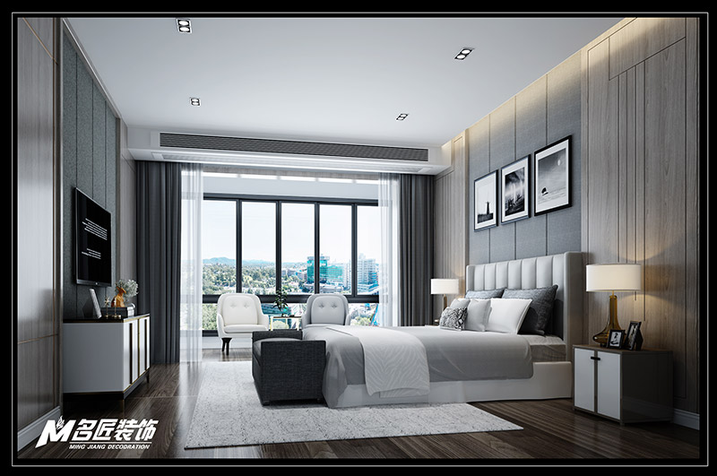 萬(wàn)科金域華庭暉景閣復(fù)式210平米北歐風(fēng)格裝修案例-臥室 萬(wàn)科金域華庭暉景閣復(fù)式210平米北歐風(fēng)格裝修案例-臥室