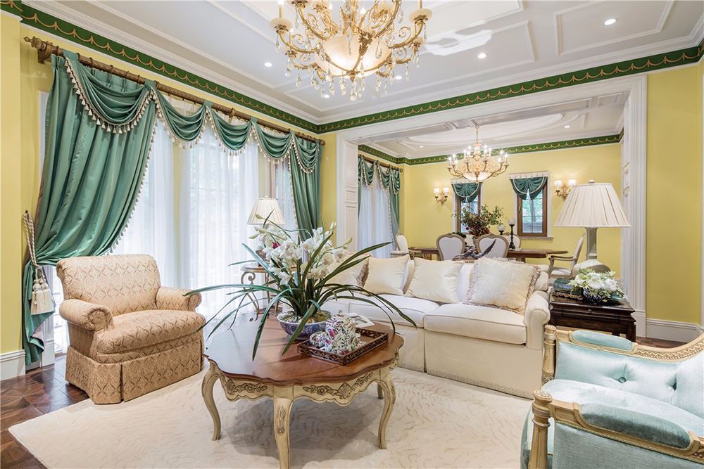 江門(mén)市翠湖灣田園風(fēng)格三居室裝修案例