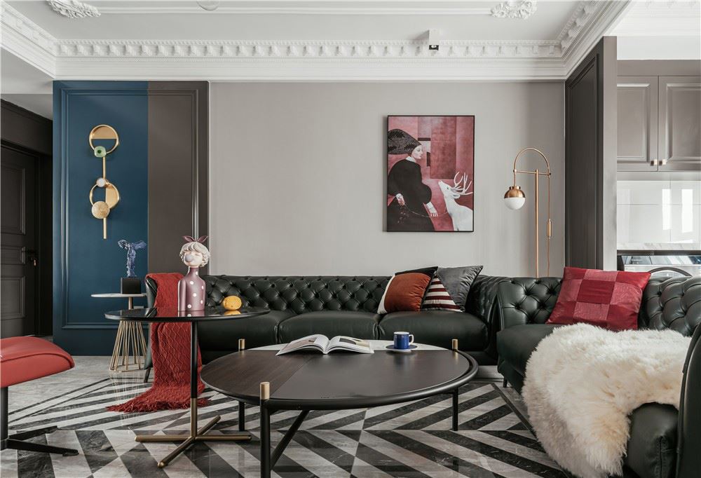 昭通市公務(wù)員小區(qū)現(xiàn)代簡約風格四居室裝修案例