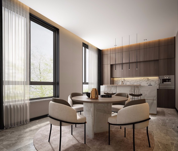 現(xiàn)代簡(jiǎn)約風(fēng)格室內(nèi)設(shè)計(jì)家裝案例-廚餐廳 現(xiàn)代簡(jiǎn)約風(fēng)格室內(nèi)設(shè)計(jì)家裝案例-廚餐廳