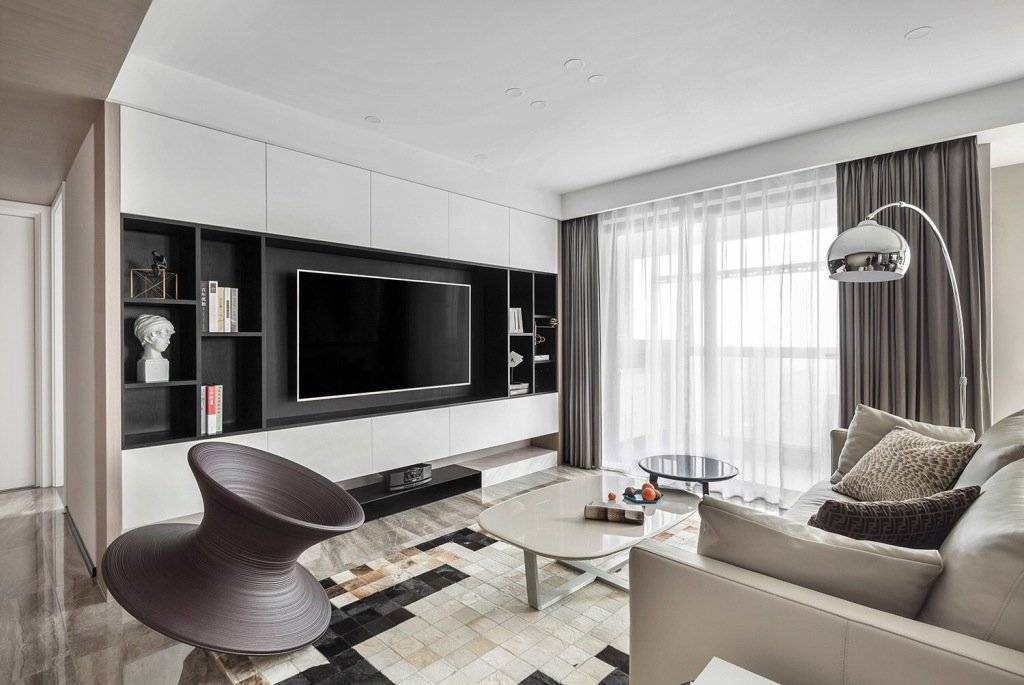 韶關(guān)市富康翰林世家二期現(xiàn)代簡(jiǎn)約風(fēng)格三居室裝修案例