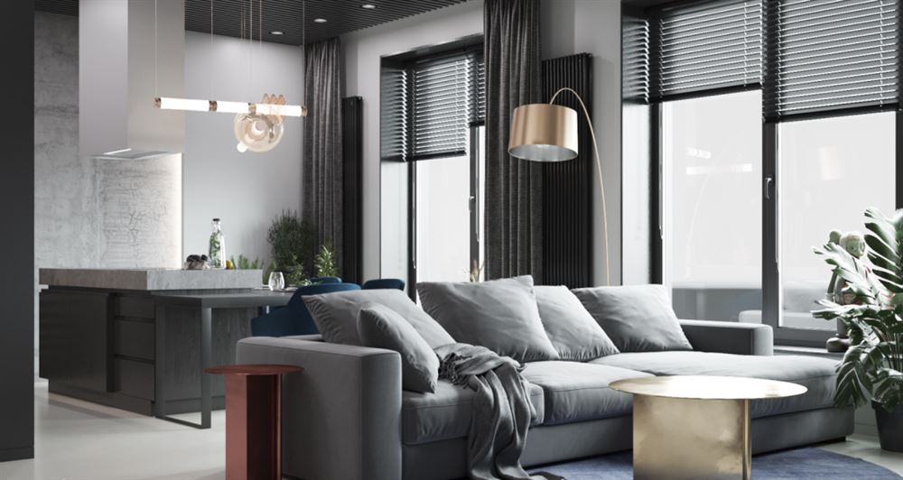 深圳市和昌·拾里花都現(xiàn)代簡約風(fēng)格三居室裝修案例