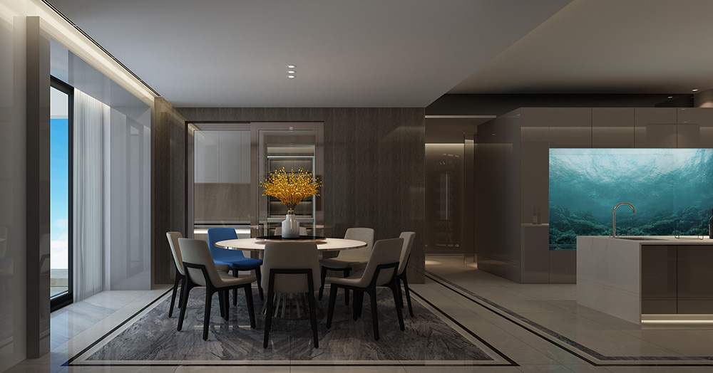 現(xiàn)代簡約風格室內(nèi)裝修設計效果圖-鉆石之家富春山居-室內(nèi)餐廳裝修設計 現(xiàn)代簡約風格室內(nèi)裝修設計效果圖-鉆石之家富春山居-室內(nèi)餐廳裝修設計