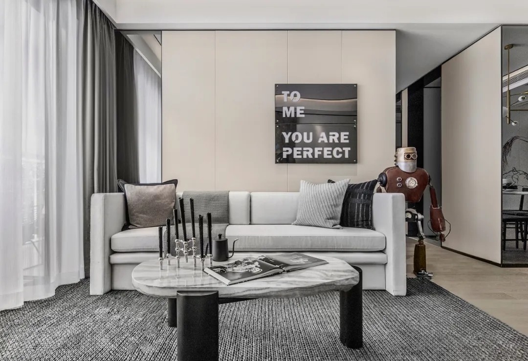 現(xiàn)代朋克風(fēng)格室內(nèi)設(shè)計(jì)家裝案例-客廳 現(xiàn)代朋克風(fēng)格室內(nèi)設(shè)計(jì)家裝案例-客廳