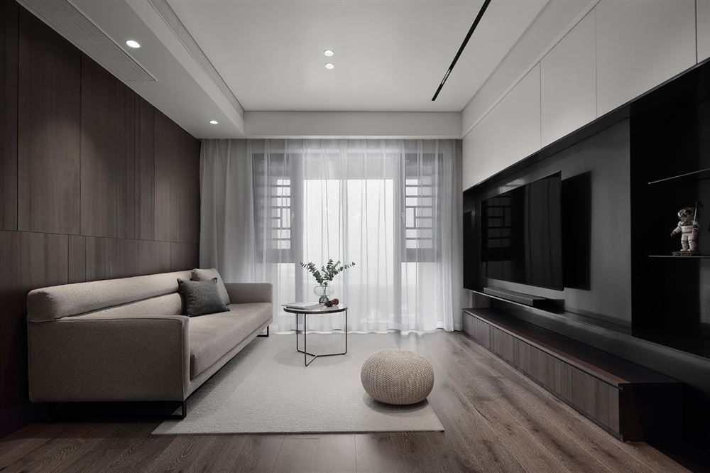 佛山市旭輝雅居樂清樾輕奢風格三居室裝修案例