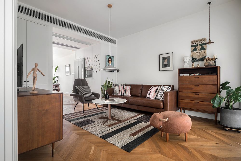 廣州市越秀濱海新城北歐風(fēng)格三居室裝修案例