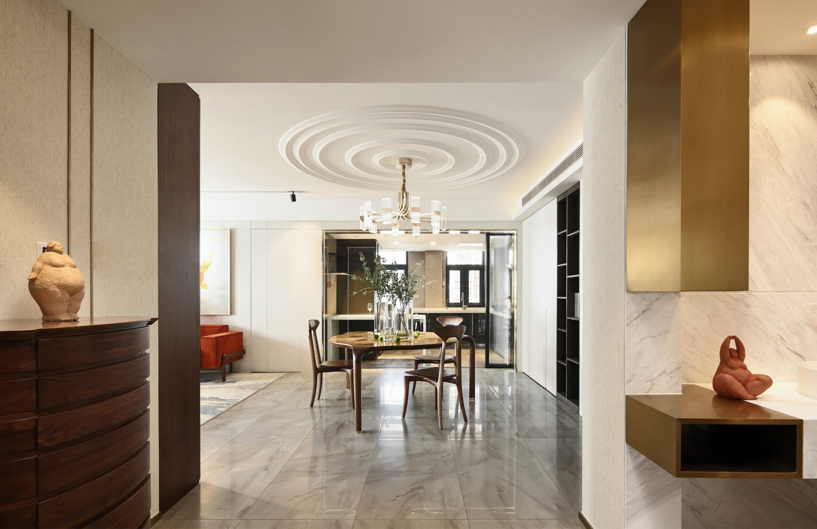 新中式風(fēng)格家裝設(shè)計室內(nèi)裝修效果圖-玄關(guān) 新中式風(fēng)格家裝設(shè)計室內(nèi)裝修效果圖-玄關(guān)