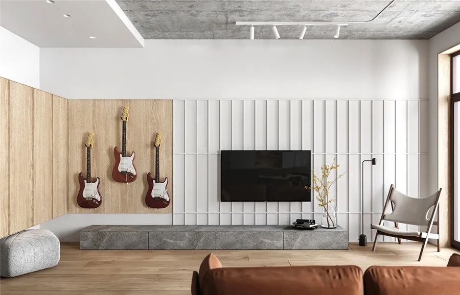 陽江市月亮灣現(xiàn)代簡約風(fēng)格二居室裝修案例