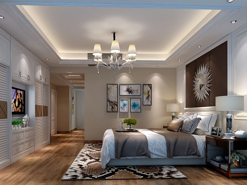 佛山市綠城桂語映月現(xiàn)代簡約風(fēng)格四居室裝修案例