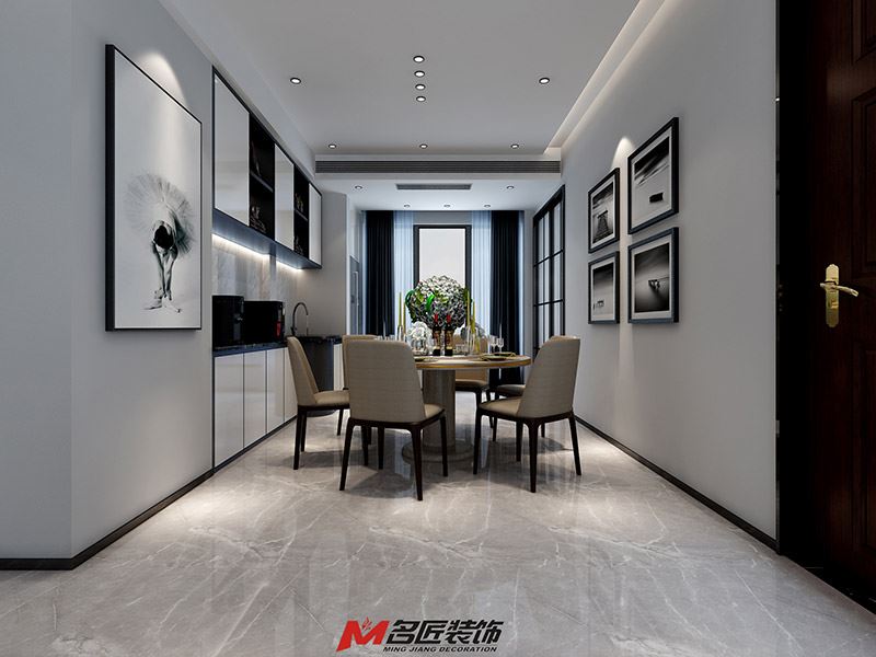 廣州市中山三路小區(qū)歐式風(fēng)格二居室裝修案例