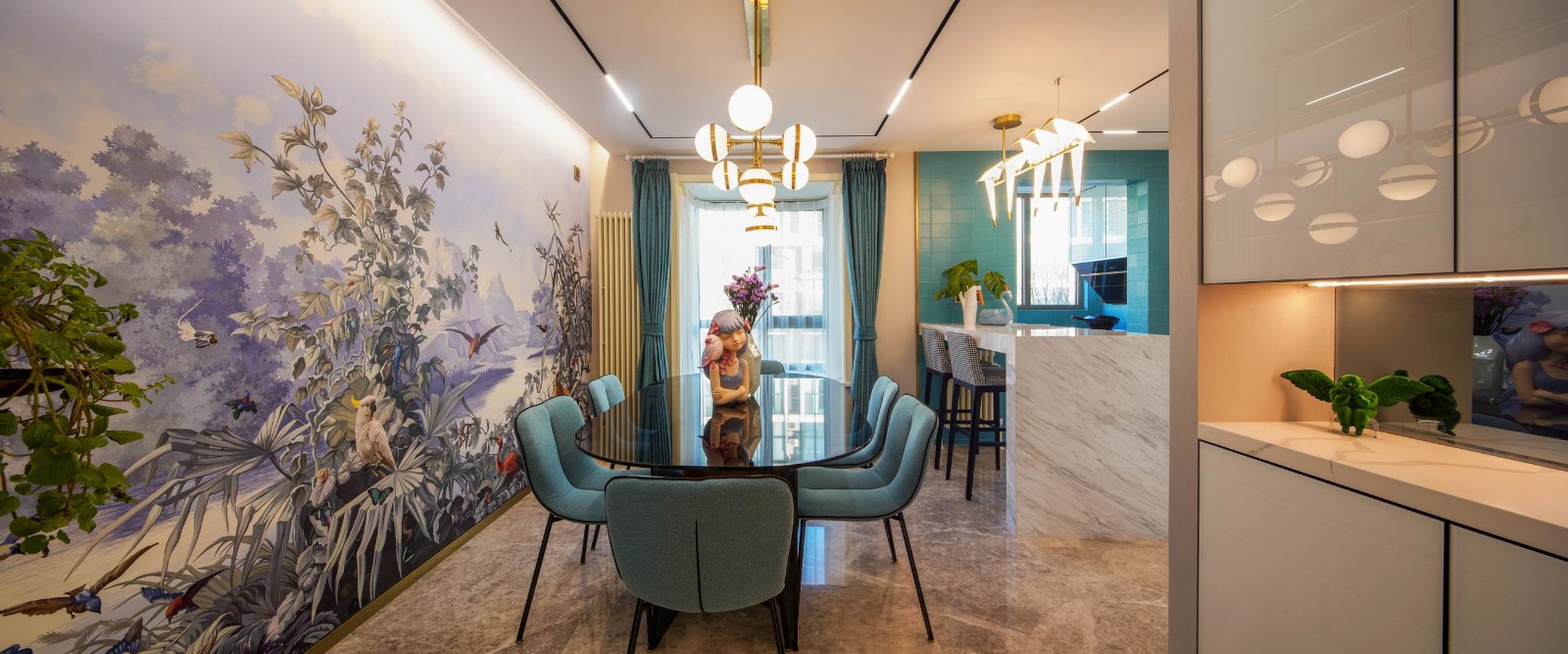 裝修公司輕奢風(fēng)格室內(nèi)裝修效果圖-餐廳 裝修公司輕奢風(fēng)格室內(nèi)裝修效果圖-餐廳