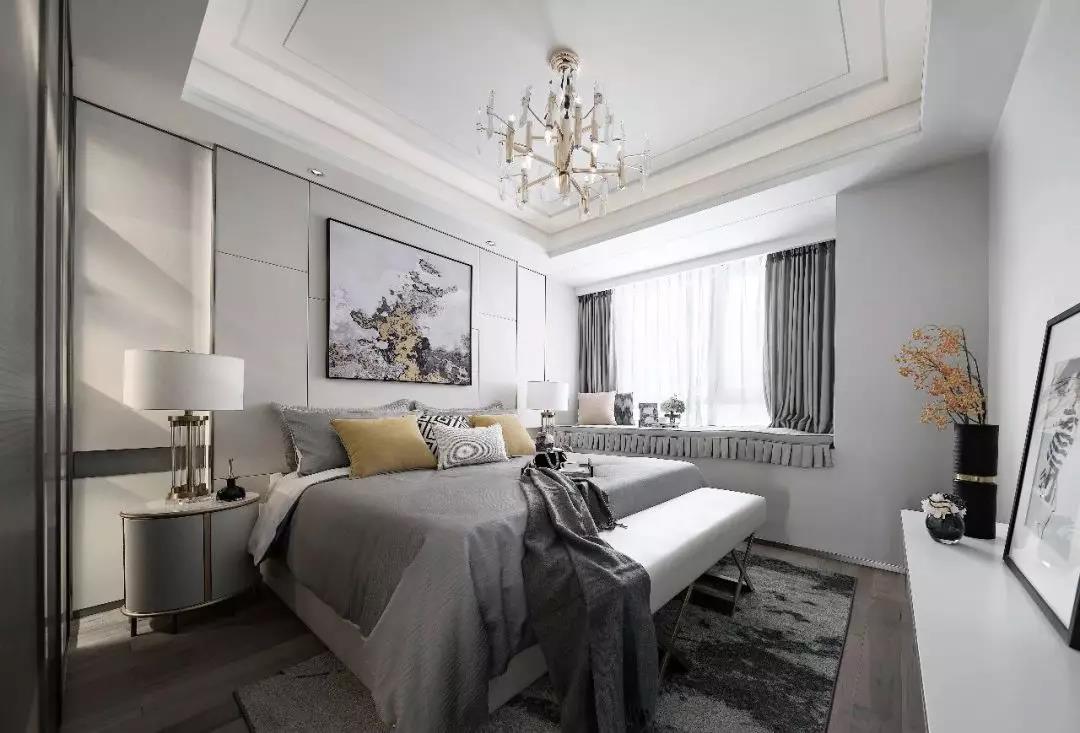 現(xiàn)代簡約風(fēng)格室內(nèi)設(shè)計(jì)家裝案例-臥室 現(xiàn)代簡約風(fēng)格室內(nèi)設(shè)計(jì)家裝案例-臥室