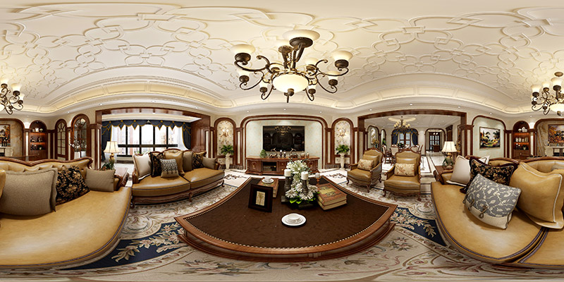 蘭喬圣菲五居大宅320平米現(xiàn)代簡約風(fēng)格裝修案例-客廳 蘭喬圣菲五居大宅320平米現(xiàn)代簡約風(fēng)格裝修案例-客廳