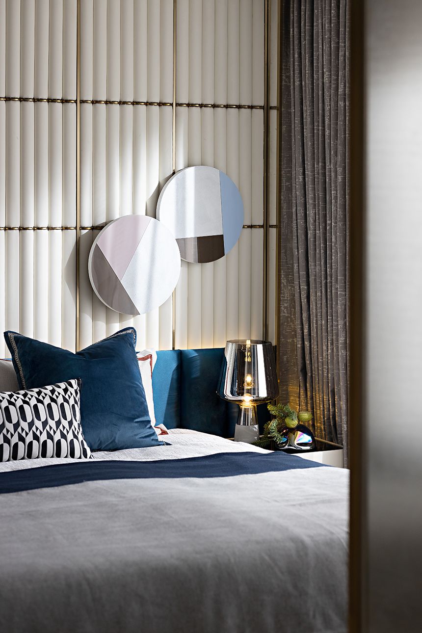 都市輕奢風格室內裝修-臥室床 都市輕奢風格室內裝修-臥室床