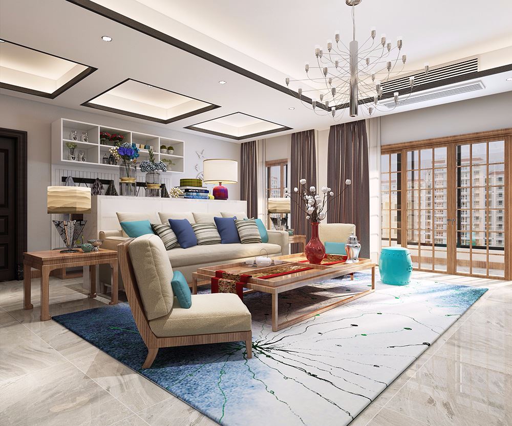 佛山市建發(fā)·融創(chuàng)·雅居樂丨和璽輕奢風格別墅裝修案例