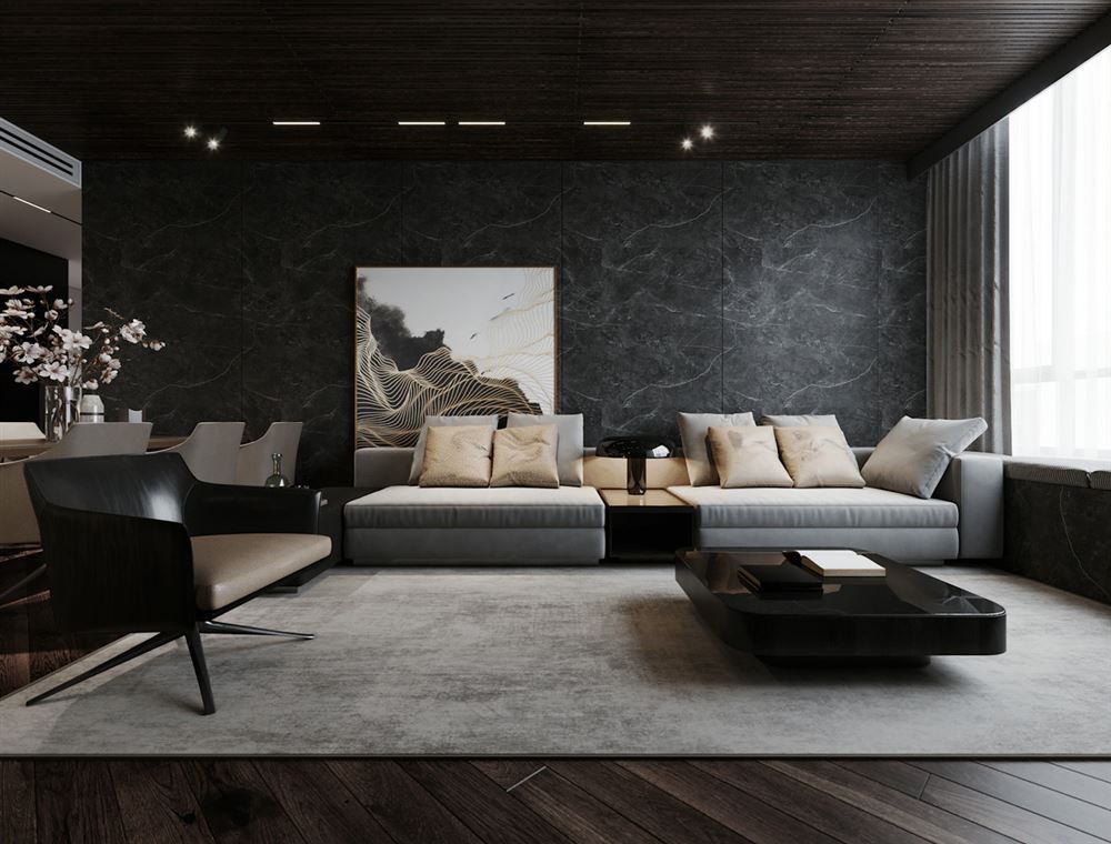 佛山市龍光·天瀛現(xiàn)代簡約風(fēng)格四居室裝修案例