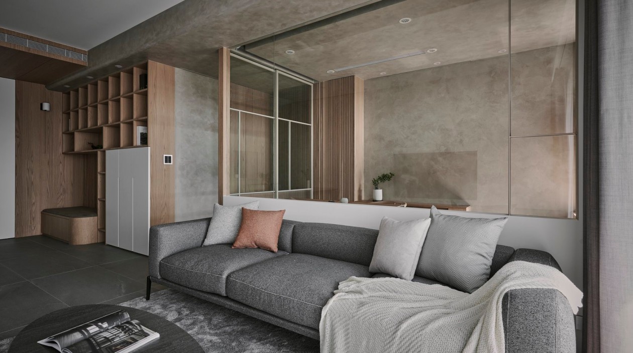 現(xiàn)代簡約風格室內(nèi)家裝案例效果圖-客廳 現(xiàn)代簡約風格室內(nèi)家裝案例效果圖-客廳