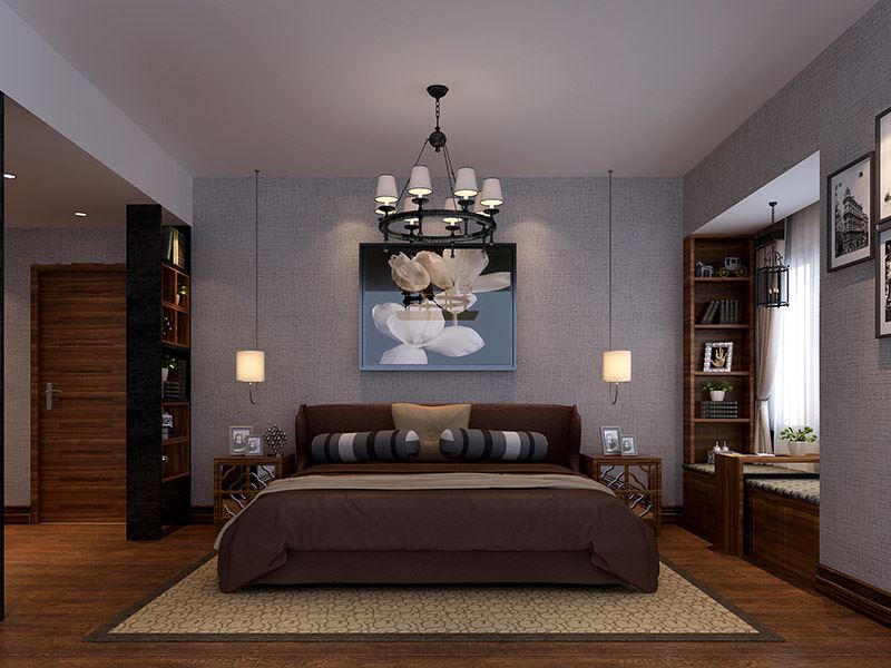 茂名市荔晶新城新古典風(fēng)格三居室裝修案例