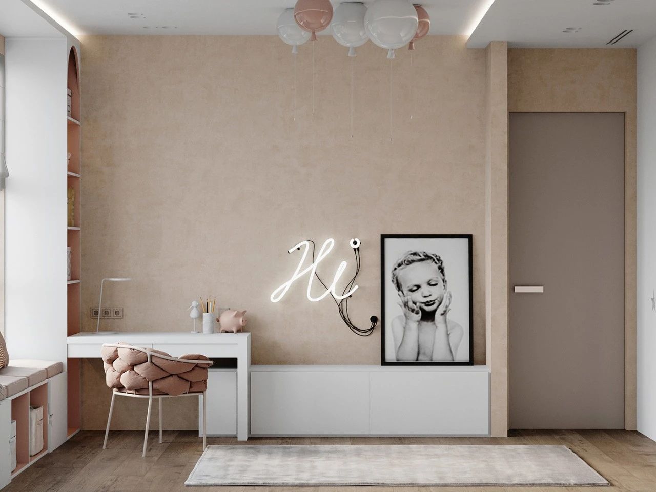 現(xiàn)代簡約風(fēng)格室內(nèi)設(shè)計家裝案例-次臥書臺 現(xiàn)代簡約風(fēng)格室內(nèi)設(shè)計家裝案例-次臥書臺