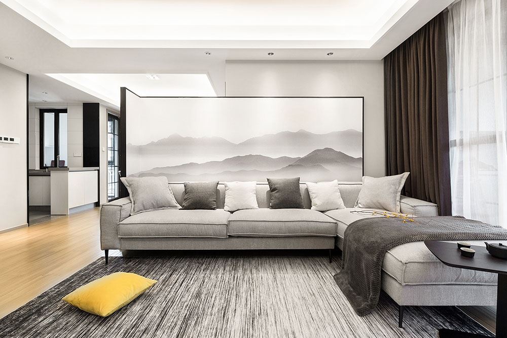 江門市文昌花園新中式風(fēng)格四居室裝修案例