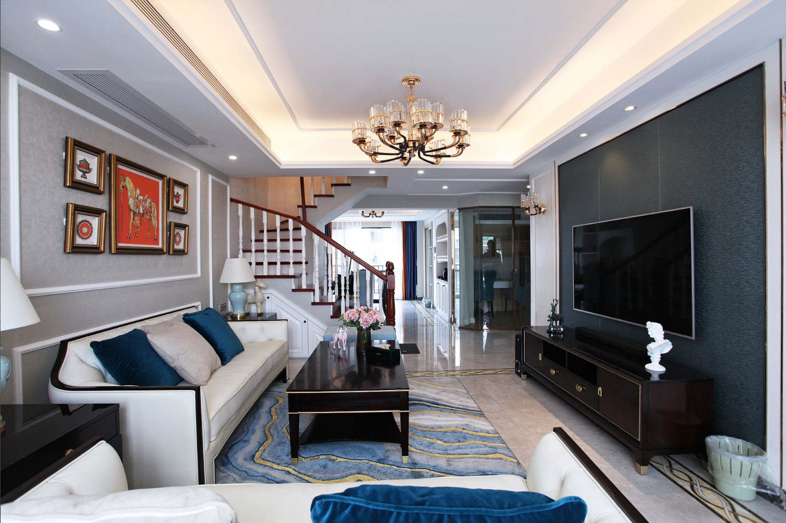 簡(jiǎn)歐風(fēng)格家裝設(shè)計(jì)室內(nèi)裝修效果圖-客廳 簡(jiǎn)歐風(fēng)格家裝設(shè)計(jì)室內(nèi)裝修效果圖-客廳