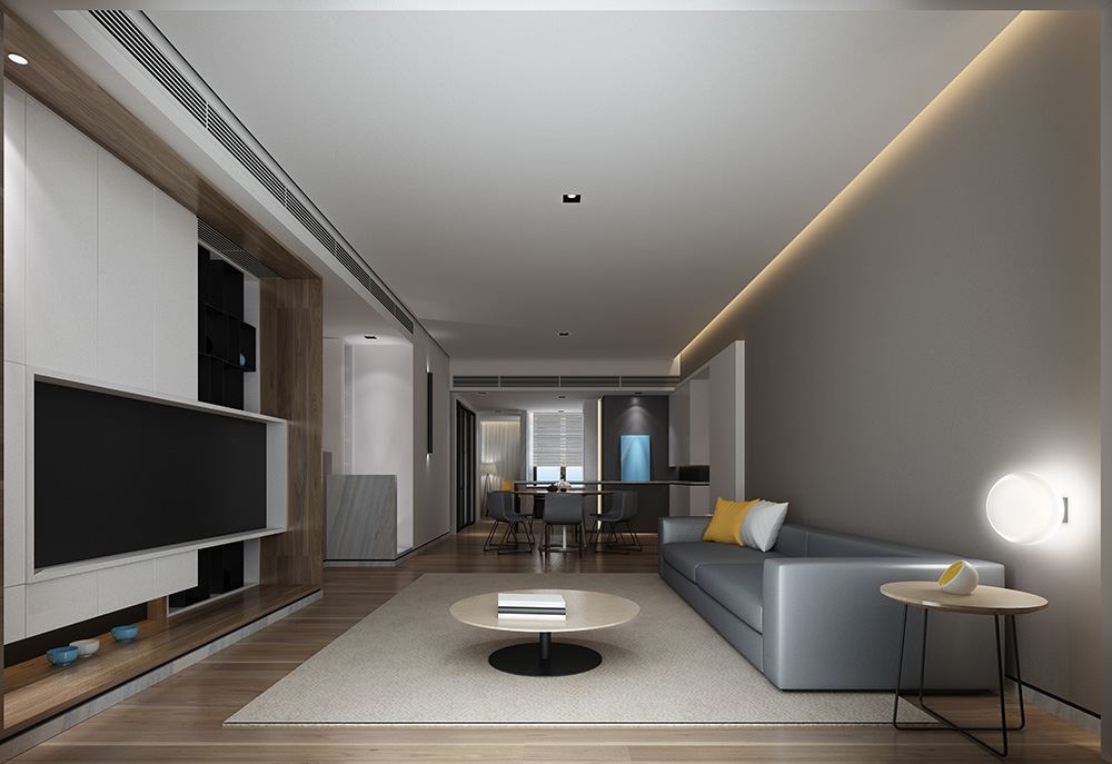 廣州市廣地花園輕奢風(fēng)格四居室裝修案例