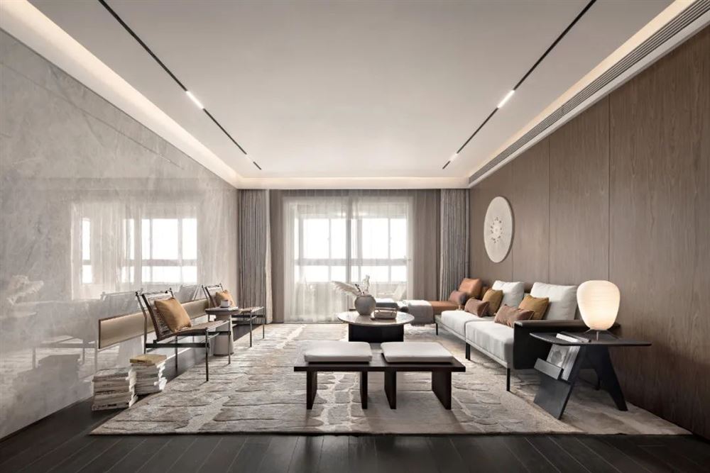 佛山市鵬瑞皓玥灣現(xiàn)代簡(jiǎn)約風(fēng)格四居室裝修案例