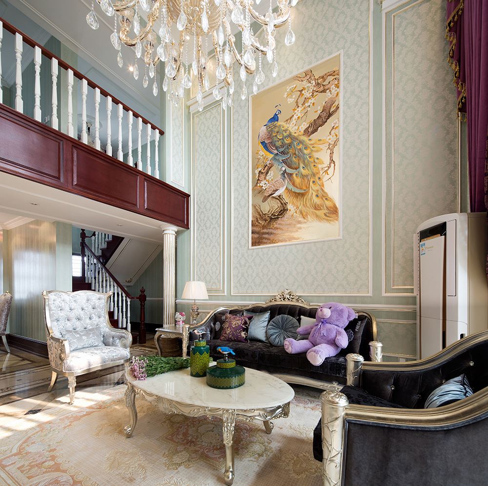 江門市東富花園歐式風格別墅裝修案例